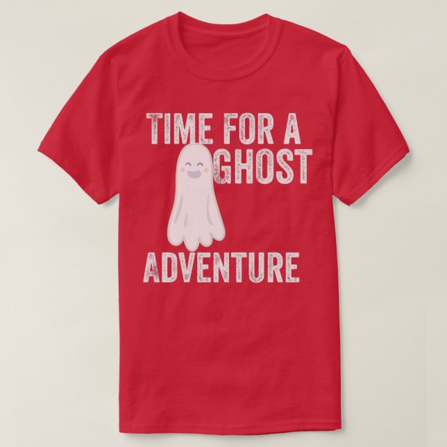 time for a ghost adventure gift T-Shirt (Design Front)