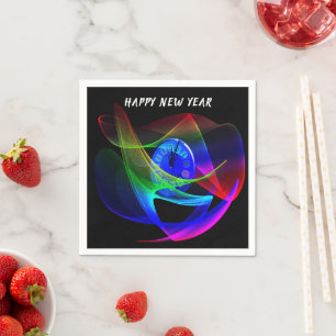 Time for a New Year’s Eve Party Napkin