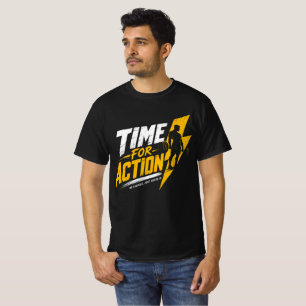 Time for Action – Gym Motivation T-Shirt