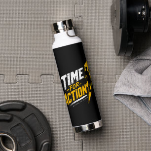 Time for Action – Gym Motivation Water Bottle