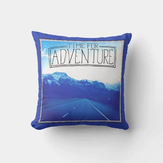 Time For Adventure Cushion (Front)