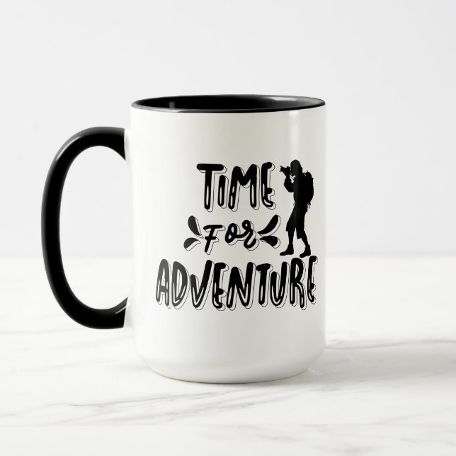 Time For Adventure Mug (Left)
