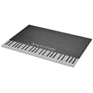 Time for Chopin Piano Keyboard Cutting Board