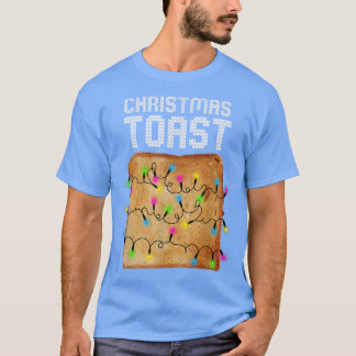Time For Christmas Toast Bread Face Christmas Ligh T-Shirt