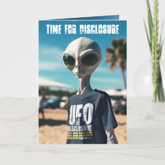 Time For Disclosure Holiday Card