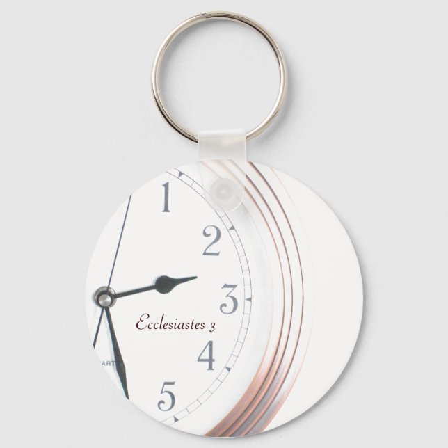 Time for Everything Key Ring (Front)