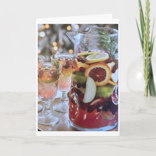 TIME FOR FAMILY, FRIENDS & GOOD TIMES CARD (Front)