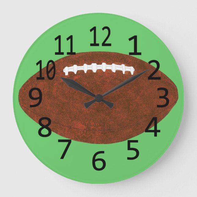 Time for Football Wall Clocks (Front)
