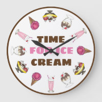 Time for Ice Cream Sundae Milkshake Banana Split
