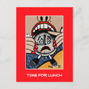 Time For Lunch  - Time Pieces Postcard