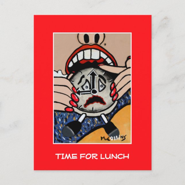 Time For Lunch  - Time Pieces Postcard (Front)