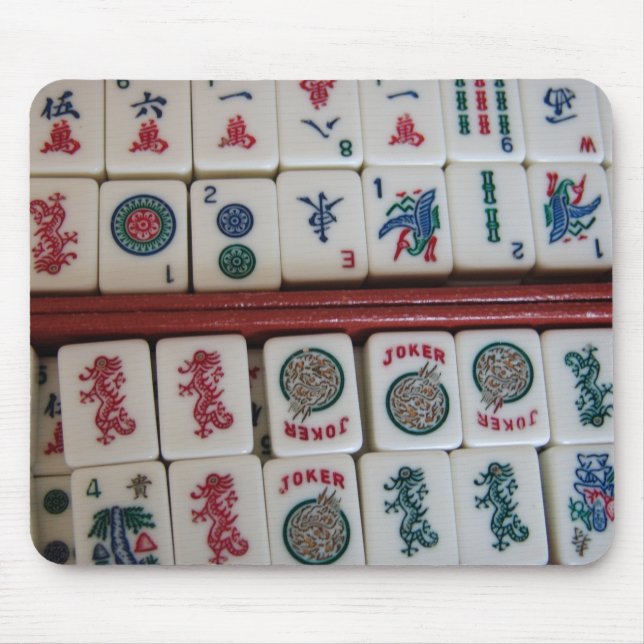 Time For Mah-Jongg Mouse Mat (Front)