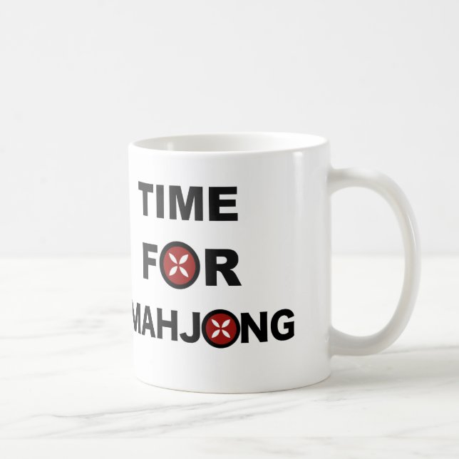Time for Mahjong Coffee Mug (Right)
