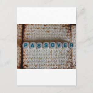 time For Matzoh Postcard