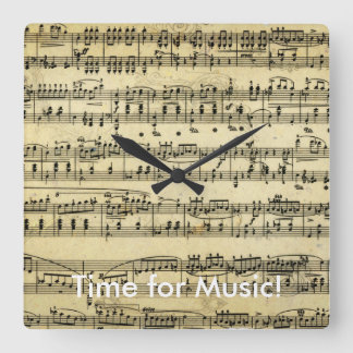 Time for Music Clock