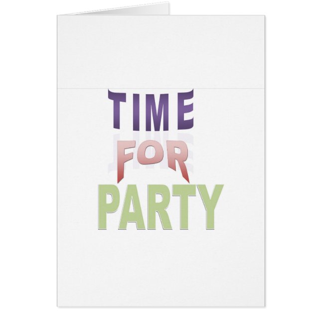 Time For Party (Front)