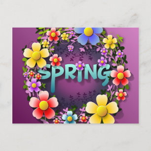Time for Spring postcard