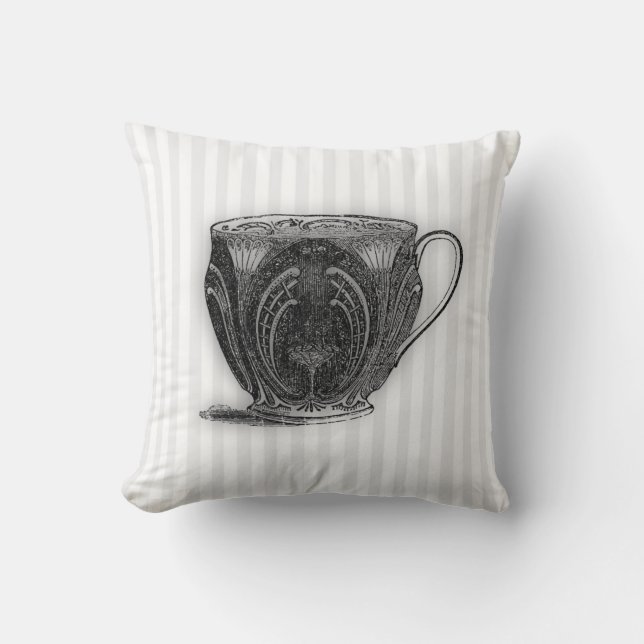 Time for Tea #8 Teacup Cushion (Front)