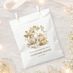 Time for Tea / A Baby is Brewing Baby Shower Favour Bags