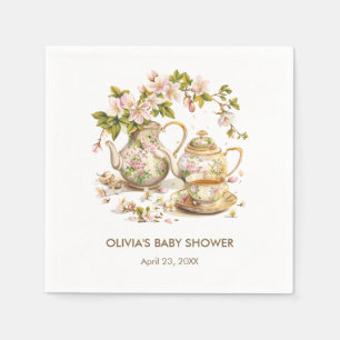 Time for Tea / A Baby is Brewing Baby Shower Napkin