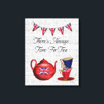 Time For Tea Canvas Print<br><div class="desc">Animals & Nature</div>