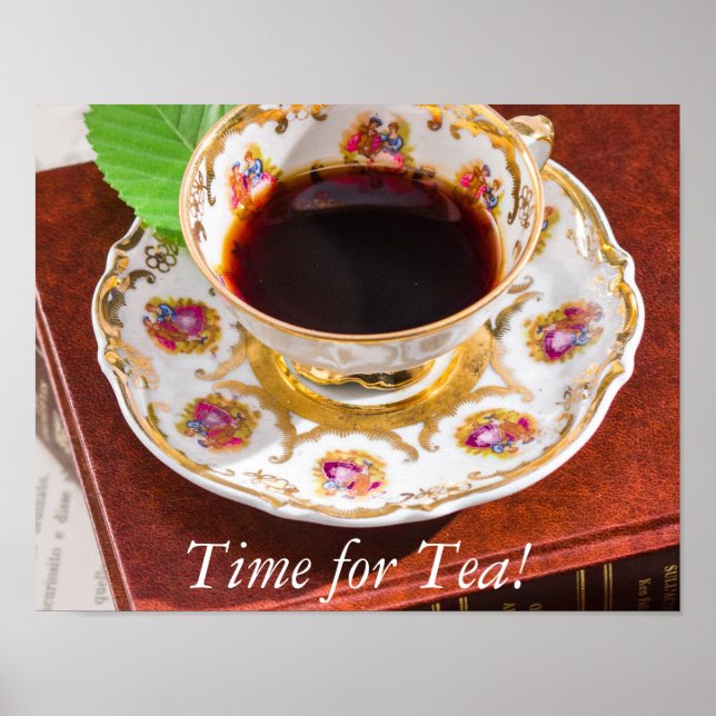 Time for Tea Design Poster (Front)