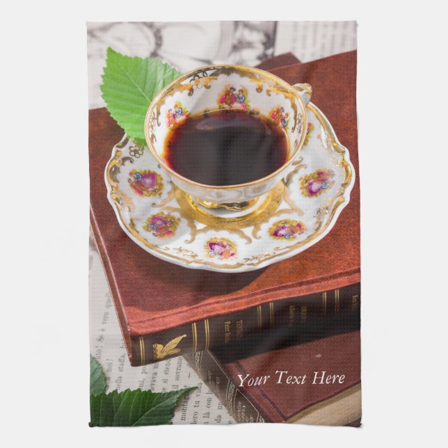 Time for Tea Design Towel (Vertical)