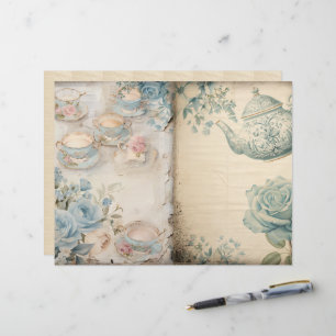 Time for Tea Junk Journal Paper