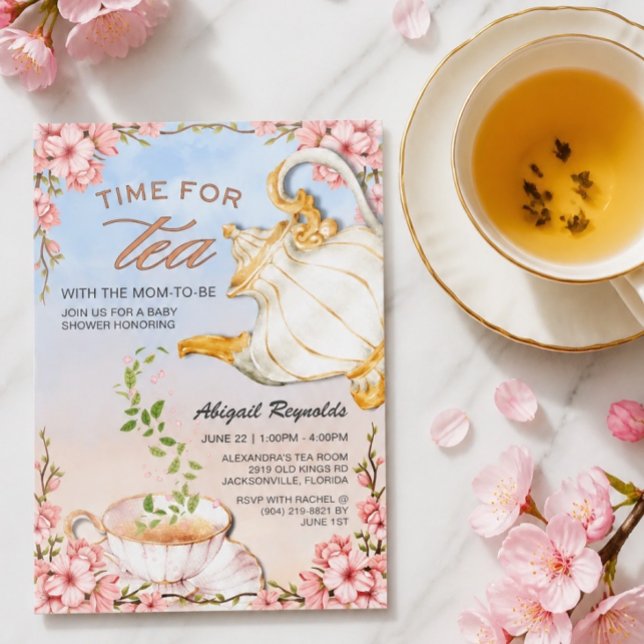 Time for Tea Party Invitation (Creator Uploaded)