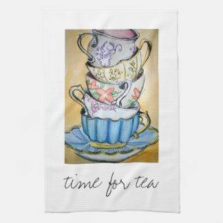 time for tea tea towel