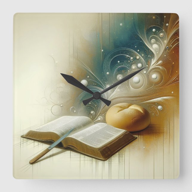 “Time for the Word” Wall Clock (Front)