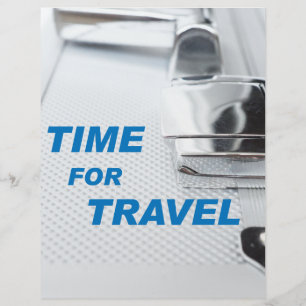 Time for travel flyer