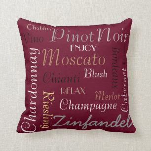 Time for Wine Cushion