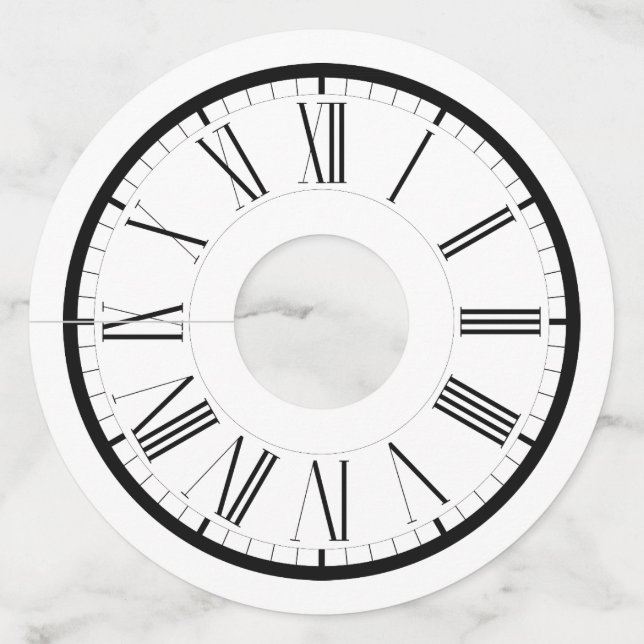 "TIME" For Wine! Wine Glass Tag (Front)