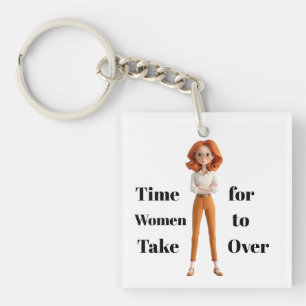 Time For Women Keychain