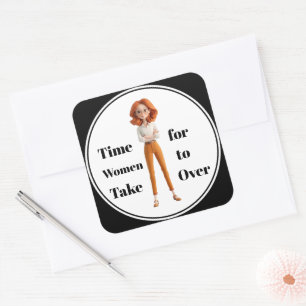 Time For Women Sticker