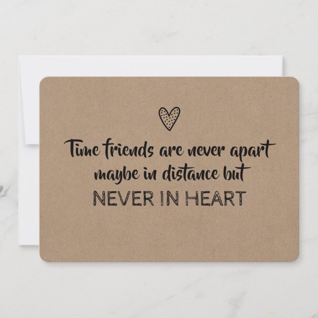 Time Friends  - Will You Be My Bridesmaid Invitation (Front)