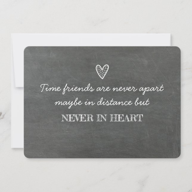 Time Friends  - Will You Be My Bridesmaid Invitation (Front)