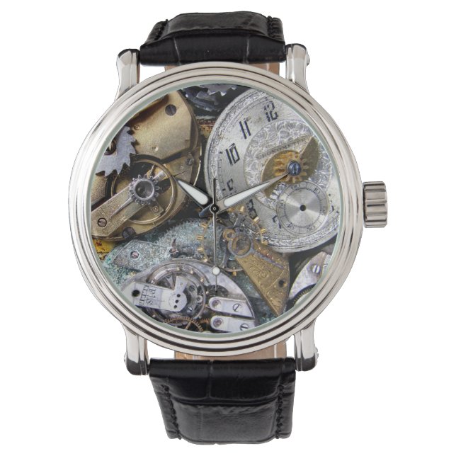 Time Gear Steampunk Victorian Vintage pocket watch (Front)