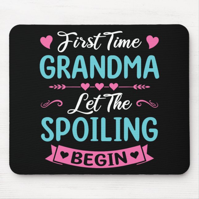 Time Grandma New Grandma Ba  Mouse Mat (Front)