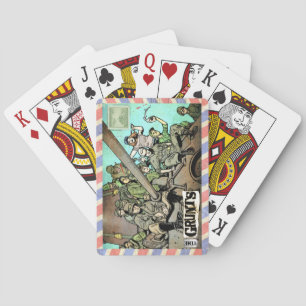 Time Grunts Bicycle playing cards