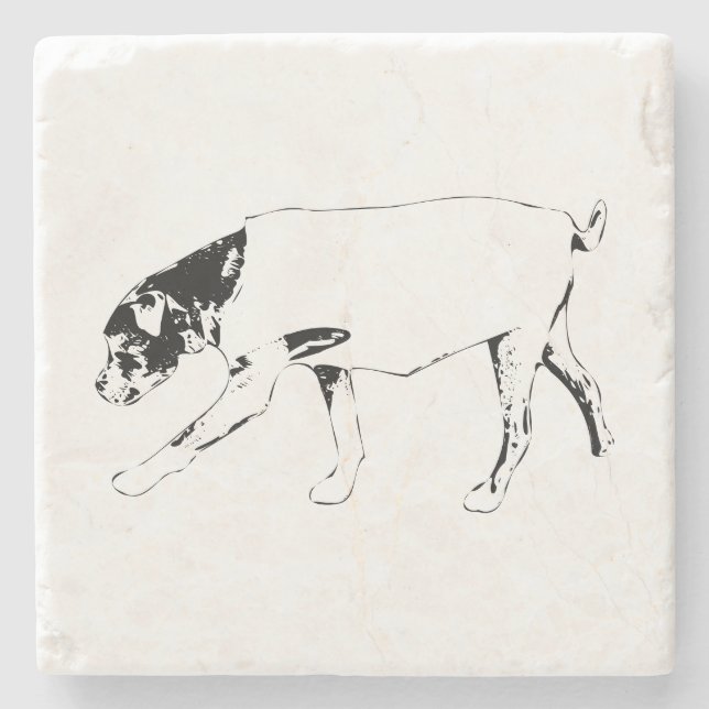 Time Held Gently Stone Coaster (Front)