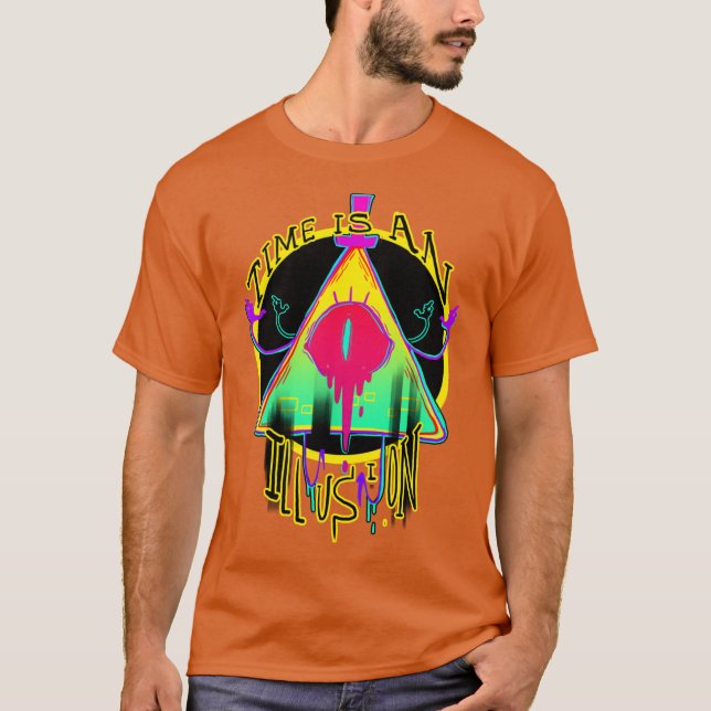 TIME IS AN ILLUSION T-Shirt (Front)