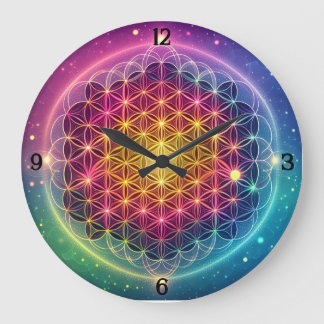 Time Is Art Large Clock