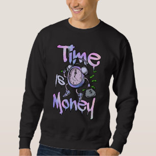 Time Is Clock Dripping Zen Master 4s Matching Sweatshirt