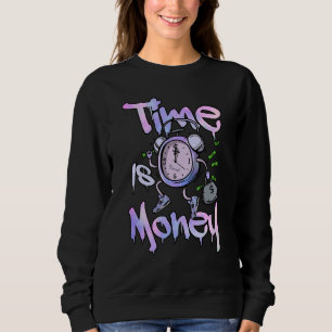 Time Is Clock Dripping Zen Master 4s Matching Sweatshirt