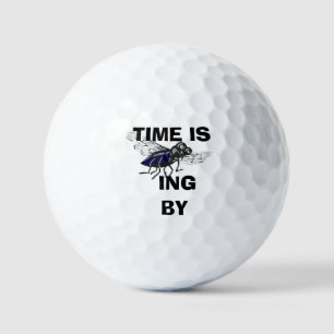 TIME IS FLYING BY-GOLF BALLS