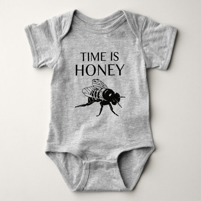 Time Is Honey Baby Bodysuit (Front)