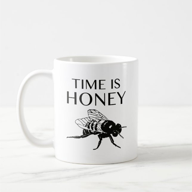 Time Is Honey Coffee Mug (Left)
