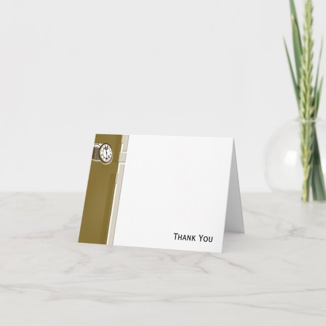 Time is Money Thank You Card (Front)